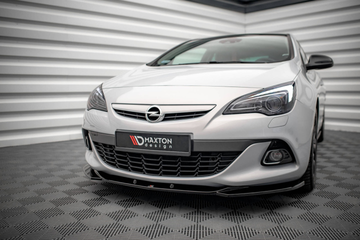 Opel Astra GTC OPC-Line J 2011-2018 Front Splitter V.1 Maxton Design in the group Select car model / Opel / Astra J 09-15 / Styling at DDESIGN Scandinavia AB (OP-AS-J-GTC-OPCLINE-FD1G)