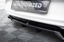 Central Rear Splitter (with Vertical Bars) Opel Cascada 2013-2019 Maxton Design