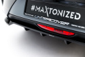 Rear Splitter (with vertical bars) Opel Corsa F Facelift (Mk6 Facelift) Maxton Design