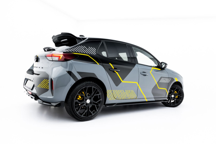 Side Skirts Diffusers Opel Corsa F Facelift (Mk6 Facelift) Maxton Design in the group Select car model / Opel / Corsa F 2019+ at DDESIGN Scandinavia AB (OP-CO-FF-SD1G)
