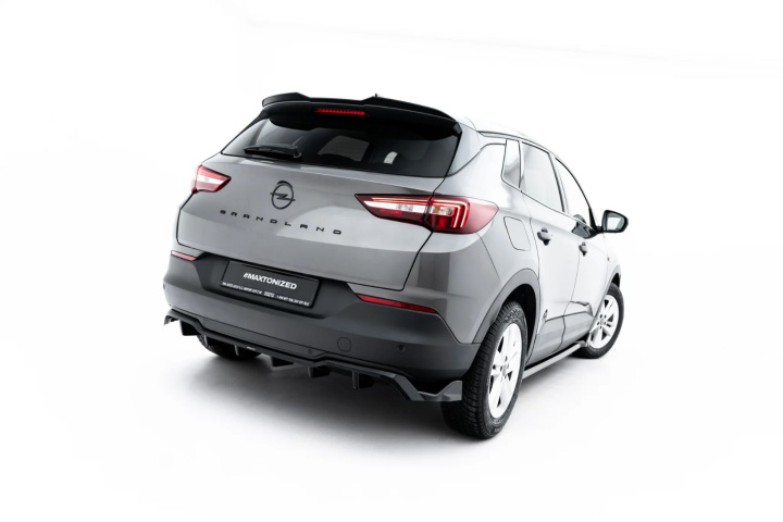 Opel Grandland Mk1 2017-2021 Rear Splitter (with vertical bars) Maxton Design in the group Select car model / Opel / Grandland 2017+ at DDESIGN Scandinavia AB (OP-GL-1-RD1G-RD2G)
