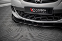 Opel Astra GTC OPC-Line J 2009-2020 Street Pro Front Splitter V.1 + Flaps Black-Red + Gloss Flaps Maxton Design