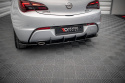 Opel Astra GTC OPC-Line J 2009-2020 Street Pro Rear Diffuser Black-Red Maxton Design