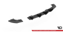 Opel Astra GTC OPC-Line J 2009-2020 Street Pro Rear Diffuser Black-Red Maxton Design