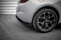 Opel Astra GTC OPC-Line J 2009-2020 Street Pro Rear Valance + Flaps Black-Red + Gloss Flaps Maxton Design