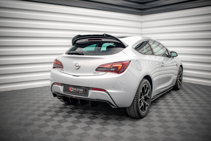 Opel Astra GTC OPC-Line J 2011-2018 Rear Valance (Version with single exhaust on left side) Maxton Design in the group Select car model / Opel / Astra J 09-15 / Styling at DDESIGN Scandinavia AB (OPASJGTCOPCLINERS1GRS2RG)