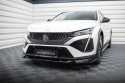 Peugeot 408 Mk1 2022+ Front Splitter V.1 Maxton Design