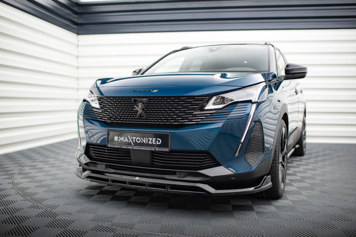 Peugeot 3008 GT-Line Mk2 Facelift 2020-2024 Front Splitter V.1 Maxton Design in the group Select car model / Peugeot / 3008 at DDESIGN Scandinavia AB (PE30082FGTLINEFD1GFD1RG)