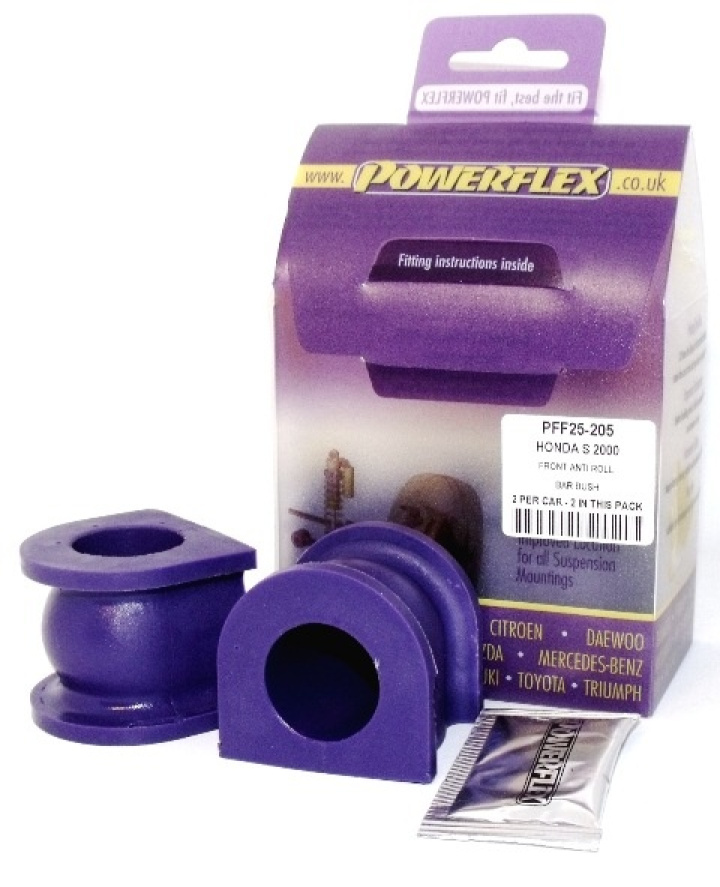 PFF25-205 Powerflex Front Anti Roll Bar Bush 26.5mm in the group Select car model / Honda / S2000 AP1 99-03 / Chassis at DDESIGN Scandinavia AB (PF-PFF25-205)