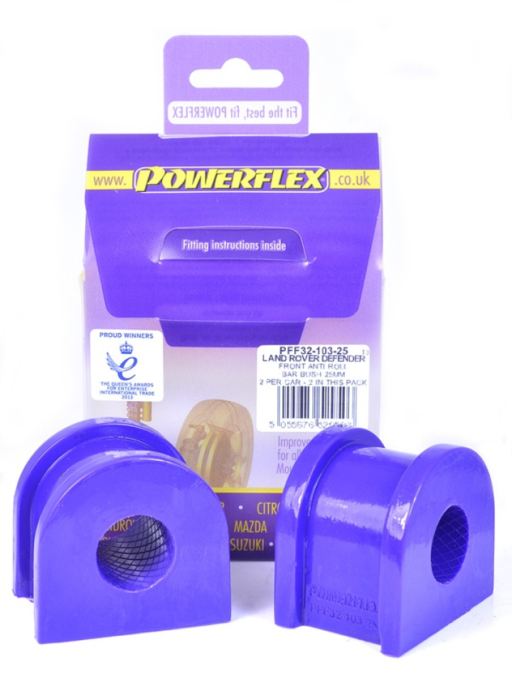 PFF32-103-25 Powerflex Front Anti Roll Bar Bush 25mm in the group Select car model / Land Rover / Defender at DDESIGN Scandinavia AB (PF-PFF32-103-25)