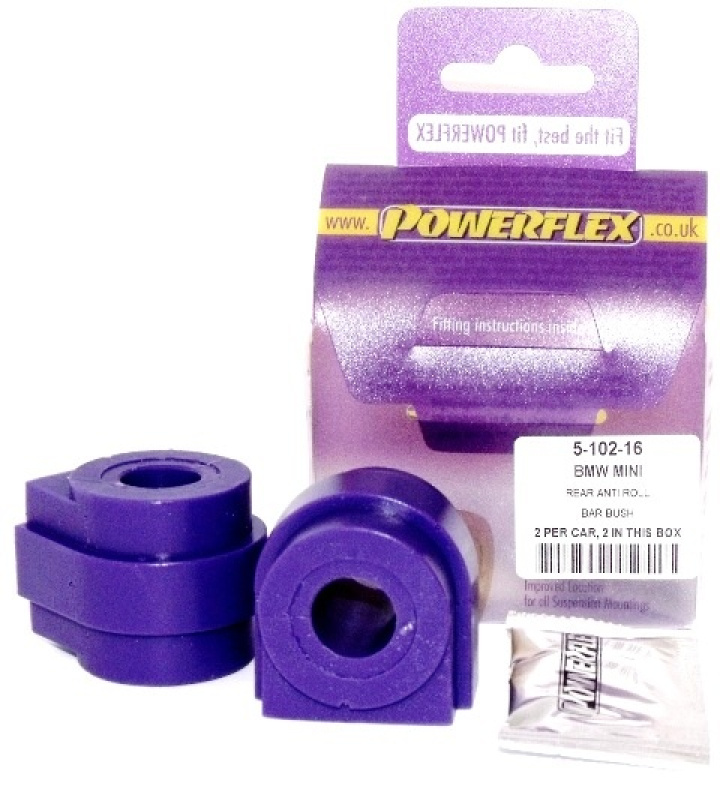 PFF5-102-16 Powerflex Front Anti Roll Bar Bush 16mm in the group Select car model / Mini / Cooper (R50/52/53) 2000-2006 / Chassis at DDESIGN Scandinavia AB (PF-PFF5-102-16)