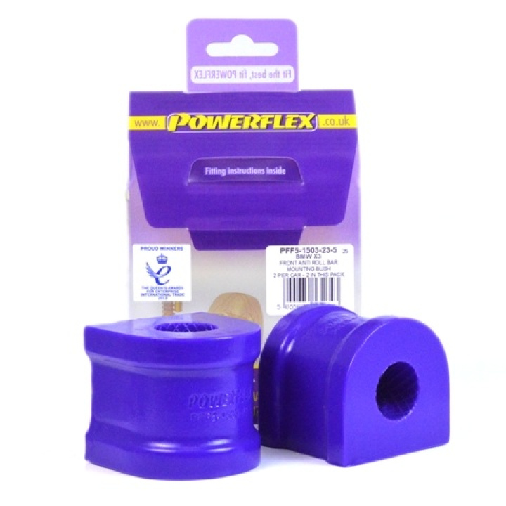 PFF5-1503-23.5 Powerflex Front Anti Roll Bar Mounting Bush 23.5mm in the group Select car model / BMW / X3 (E83) 03-10 / Chassis at DDESIGN Scandinavia AB (PF-PFF5-1503-23.5)