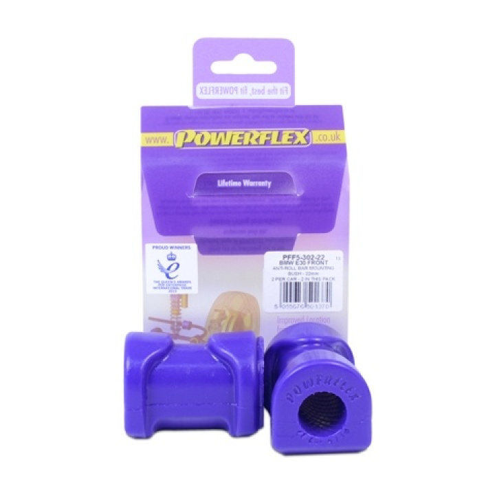 PFF5-302-22 Powerflex Front Anti Roll Bar Bush 22mm in the group Select car model / BMW / 3-series (E30) 1982-1994 / Chassis at DDESIGN Scandinavia AB (PF-PFF5-302-22)