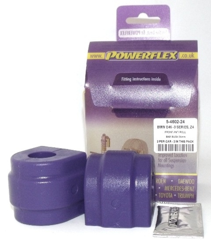 PFF5-4602-24 Powerflex Front Anti Roll Bar Bush 24mm in the group Select car model / BMW / 3-series (E46) 1998-2005 / Chassis at DDESIGN Scandinavia AB (PF-PFF5-4602-24)