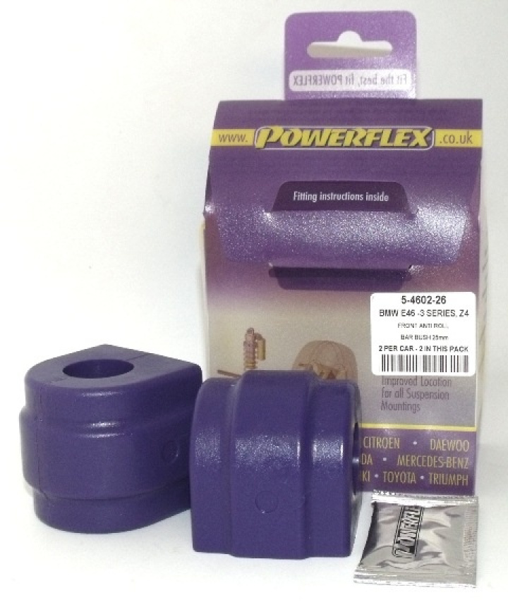PFF5-4602-26 Powerflex Front Anti Roll Bar Bush 26mm in the group Select car model / BMW / 3-series (E46) 1998-2005 / Chassis at DDESIGN Scandinavia AB (PF-PFF5-4602-26)