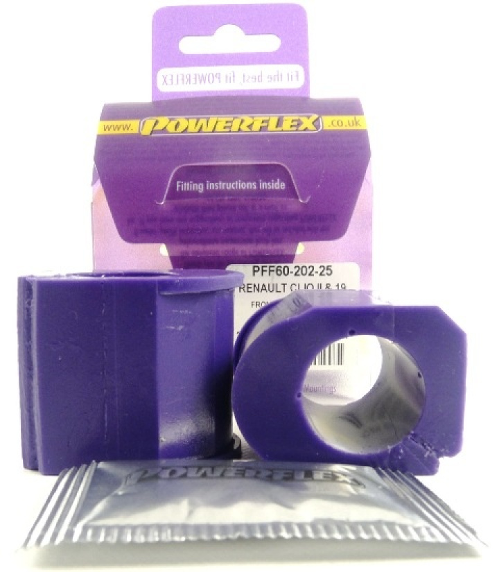 PFF60-202-25 Powerflex Front Anti Roll Bar Chassis Mount Bush 25mm in the group Select car model / Renault / Clio 2 98-12 / Chassis at DDESIGN Scandinavia AB (PF-PFF60-202-25)