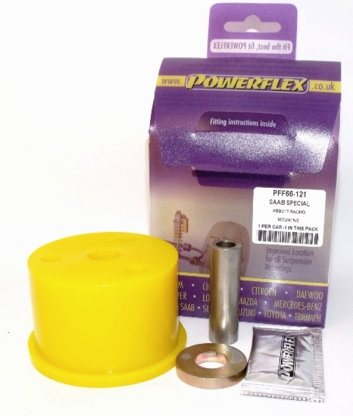 PFF66-121 Powerflex Gearbox Mounting Manual 94 on, All Years Auto in the group Select car model / SAAB / 9000 84-98 / Chassis at DDESIGN Scandinavia AB (PF-PFF66-121)