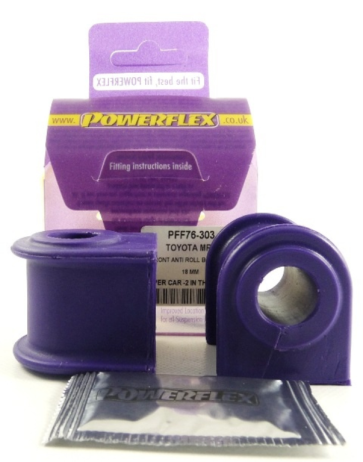 PFF76-303 Powerflex Front Anti Roll Bar Bush 18mm in the group Select car model / Toyota / MR2 90-99 / Chassis at DDESIGN Scandinavia AB (PF-PFF76-303)
