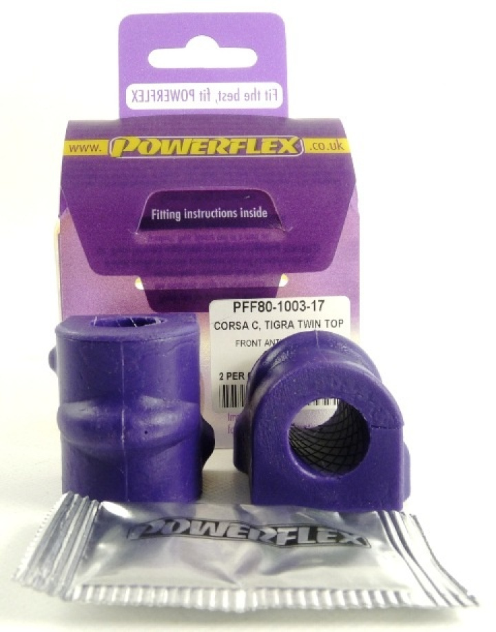PFF80-1003-17 Powerflex Front Anti Roll Bar Bush 17mm in the group Select car model / Opel / Corsa C 00-06 / Chassis / Bushings and Rods at DDESIGN Scandinavia AB (PF-PFF80-1003-17)