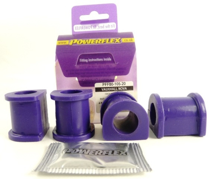 PFF80-105-20 Powerflex Front Anti Roll Bar Mount in the group Select car model / Opel / Corsa A 82-95 at DDESIGN Scandinavia AB (PF-PFF80-105-20)