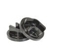 PFF80-1221BLK Powerflex Rear Lower Engine Mount Insert (Round Centre) Black Series