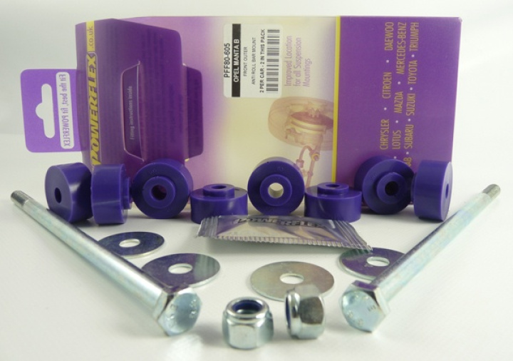 PFF80-605 Powerflex Front Outer Roll Bar Mount in the group Select car model / Opel / Manta / Chassis at DDESIGN Scandinavia AB (PF-PFF80-605)