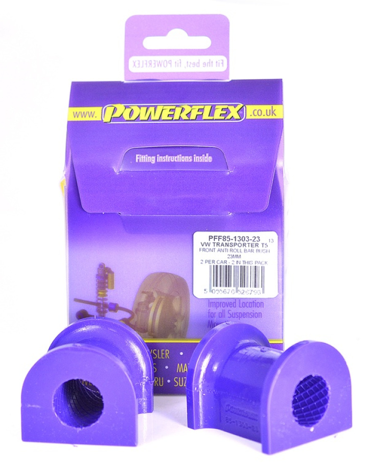 PFF85-1303-23 Powerflex Front Anti Roll Bar Bush 23mm in the group Select car model / VW / Transporter T5 / Chassis at DDESIGN Scandinavia AB (PF-PFF85-1303-23)