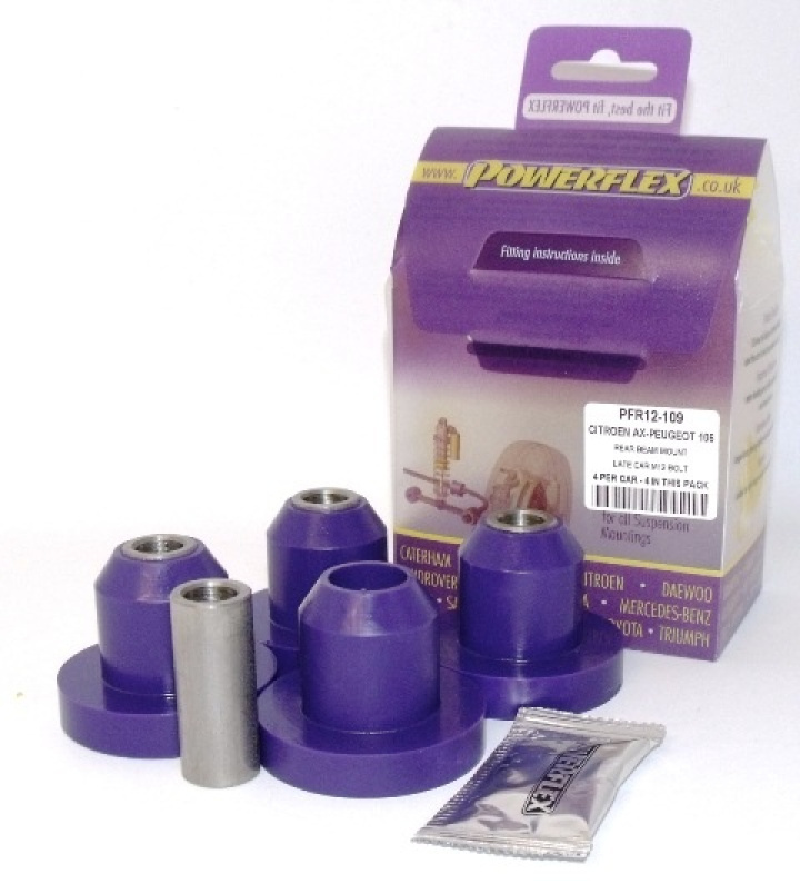 PFR12-109 Powerflex Rear Beam Mount in the group Select car model / Peugeot / 106 / Chassis at DDESIGN Scandinavia AB (PF-PFR12-109)