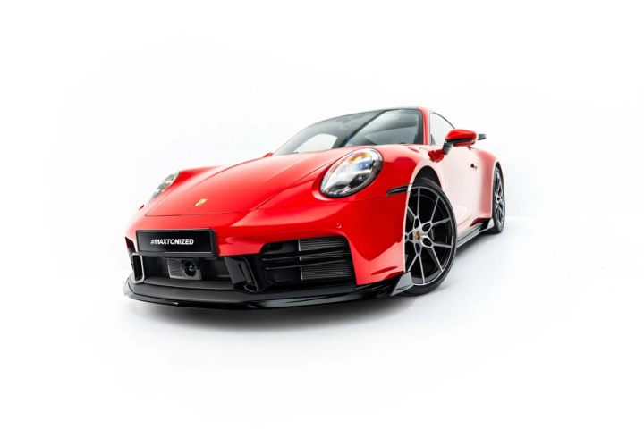 Porsche 911 Carrera Aero / S Aero 992 2019+ Front Splitter Maxton Design in the group Select car model / Porsche / 992 2018+ at DDESIGN Scandinavia AB (PO-911-992F-CAGTSAEROFD1G)