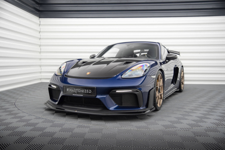Front Splitter Porsche 718 Cayman Gt4 Rs 982c Maxton Design in the group Select car model / Porsche / 718 Cayman & Boxster 16+ at DDESIGN Scandinavia AB (PO-CA-718-GT4-RS-FD1G)
