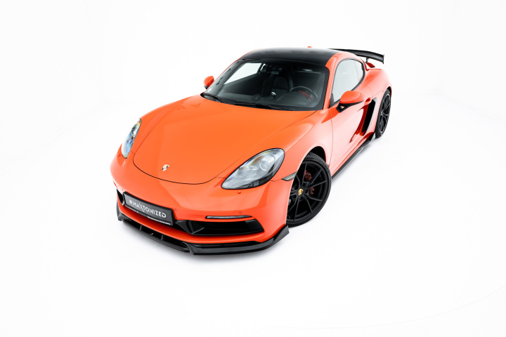 Front Splitter V.3 Porsche 718 Cayman GTS 982c in the group Select car model / Porsche / 718 Cayman & Boxster 16+ at DDESIGN Scandinavia AB (PO-CA-718-GTS-FD3G)