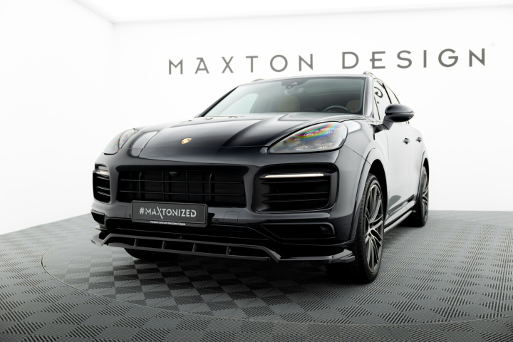 Front Splitter Porsche Cayenne Sport Design Mk3 Maxton Design in the group Select car model / Porsche / Cayenne 10+ / Styling at DDESIGN Scandinavia AB (PO-CAY-3-SPORT-FD1G-FD1RG)