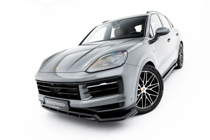 Porsche Cayenne SUV / Coupe Mk3 Facelift 2023- Front Splitter Maxton Design in the group Select car model / Porsche / Cayenne 10+ / Styling at DDESIGN Scandinavia AB (PO-CAY-3F-H-FD1G-FD1RG)