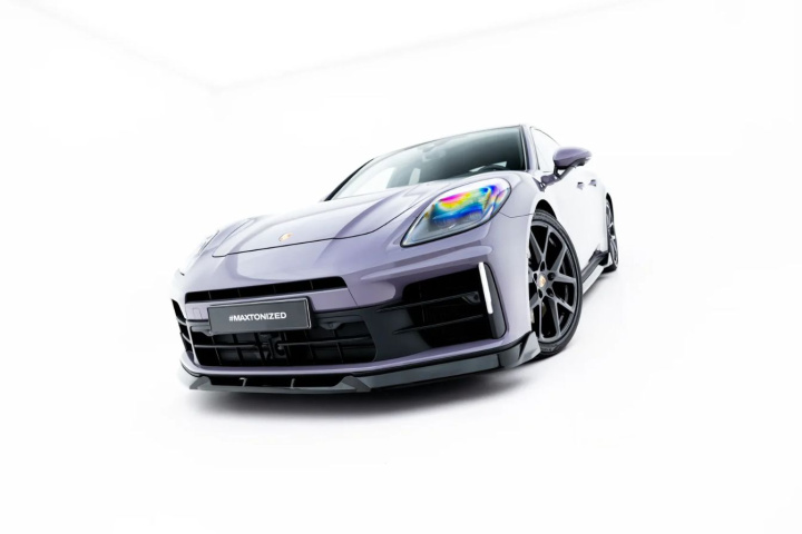 Porsche Panamera 4 / 4S E-Hybrid / 4 E-Hybrid 972 2024+ Front Splitter V.1 Maxton Design in the group Select car model / Porsche / 972 Panamera 24+ at DDESIGN Scandinavia AB (PO-PA-972-FD1G)