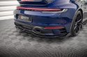 Central Rear Splitter (with vertical bars) V.2 Porsche 911 Carrera Aero 992 Maxton Design