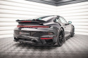Central Rear Splitter (with vertical bars) Porsche 911 Turbo S 992 Maxton Design