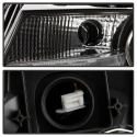 Audi A4 09-12 Projector Headlights - Xenon/HID Model Only DRL LED - Black Spyder Auto