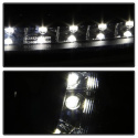 Audi A6 02-04 Projector Headlights - Halogen Model Only (not compatible with Xenon/HID Model ) - DRL - Black Spyder Auto