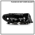 BMW E46 3-Series 04-06 2 DR Projector Headlight LED Halo - Black Spyder Auto