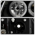 BMW E87 1-Series 08-11 Projector Headlights - LED Halo - Black Spyder Auto