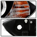 BMW E87 1-Series 08-11 Projector Headlights - LED Halo - Black Spyder Auto
