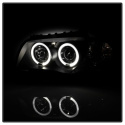 BMW E87 1-Series 08-11 Projector Headlights - LED Halo - Black Spyder Auto