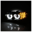 BMW E90 / E91 3-Series 09-12 Projector Headlights - LED Halo (Not Compatible With Halogen Model Not Compatible With HID Model Without AFS) - Black Spyder Auto