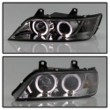 BMW Z3 96-02 Projector Headlights - LED Halo - Smoke Spyder Auto