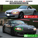 BMW Z4 03-08 Projector Headlights - Xenon/HID Model Only ( Not Compatible With Halogen Model ) ( Delete Stock HID Unit )- LED Halo - Chrome Spyder Auto