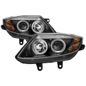 BMW Z4 03-08 Projector Headlights LED Halo - Black Spyder Auto