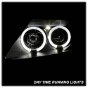 BMW Z4 03-08 Projector Headlights LED Halo - Black Spyder Auto