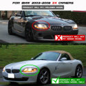 BMW Z4 03-08 Projector Headlights LED Halo - Chrome Spyder Auto