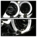BMW Z4 03-08 Projector Headlights LED Halo - Chrome Spyder Auto