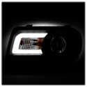 Chrysler 300C 05-10 Projector Headlights - LED DRL - Black - High/Low H7 (Included) Spyder Auto